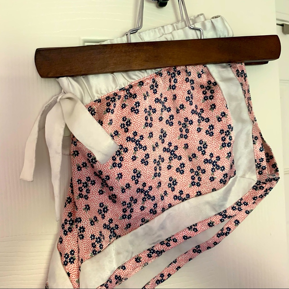 VS satin sleep shorts